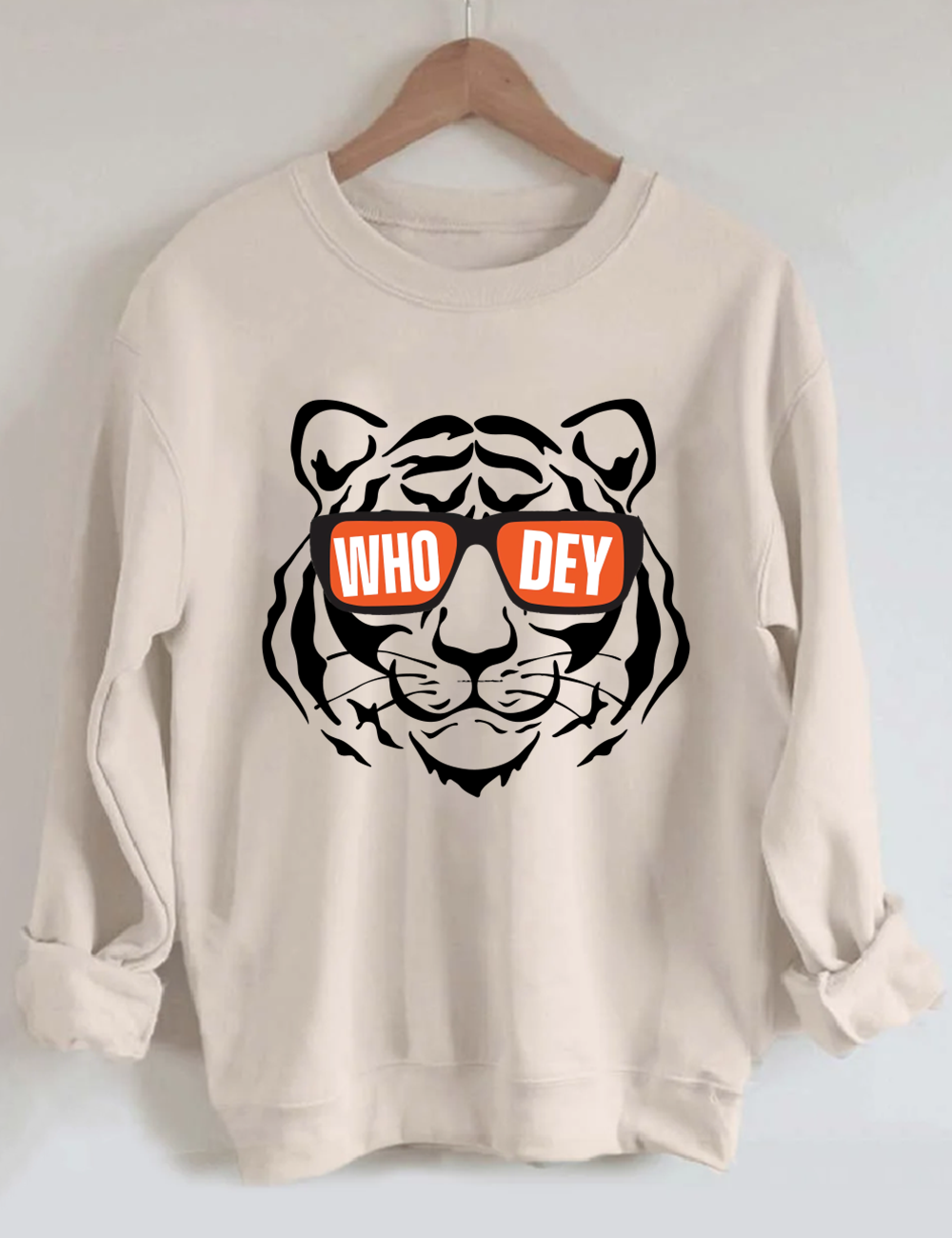 Who Dey Bengals Football Sweatshirt