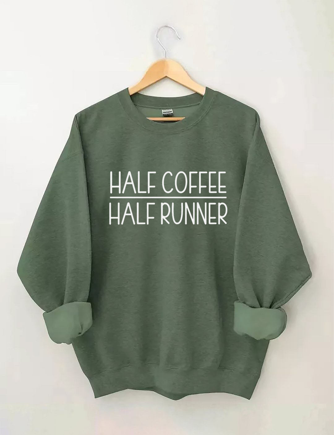 Half Coffee Half Runner Sweatshirt