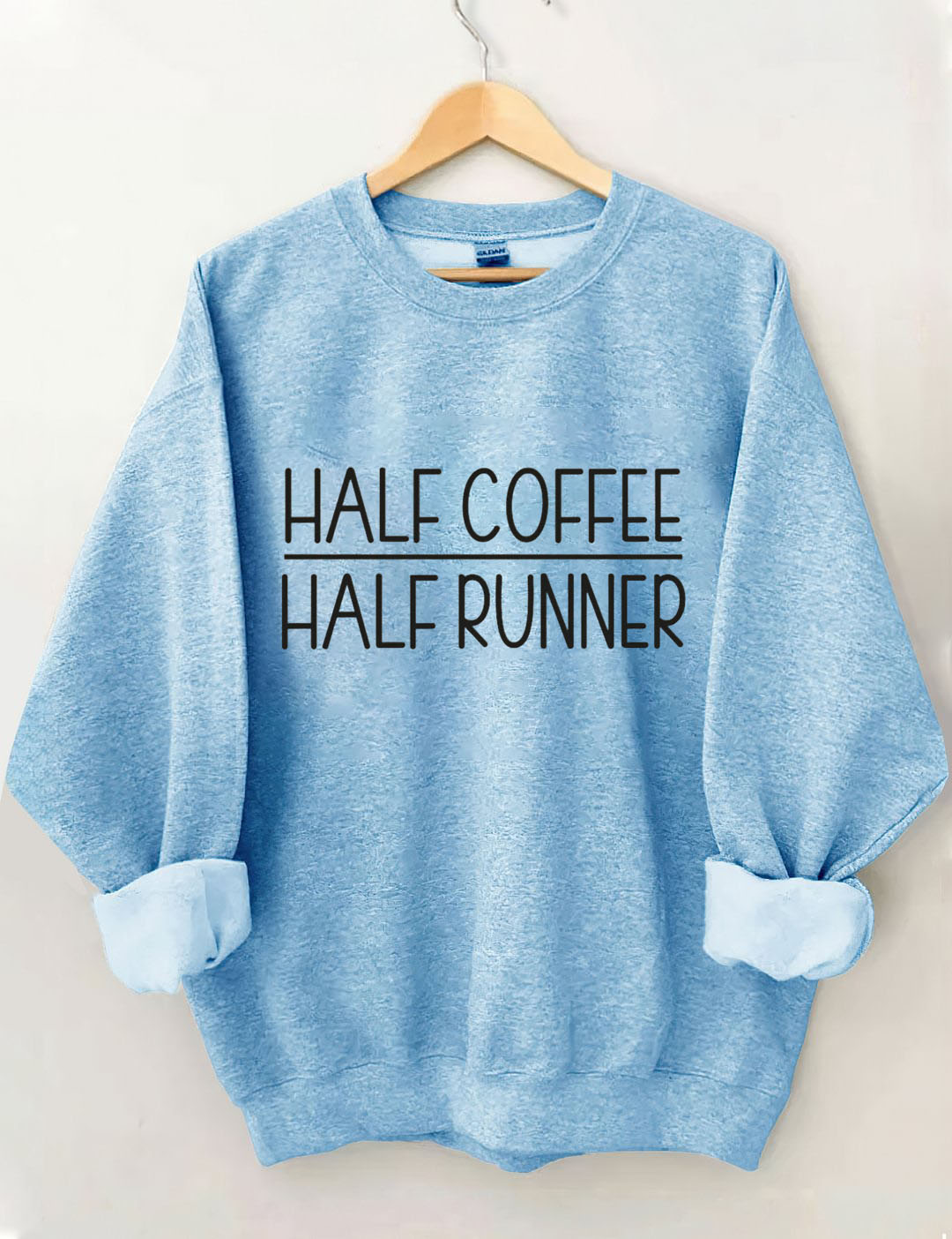 Half Coffee Half Runner Sweatshirt