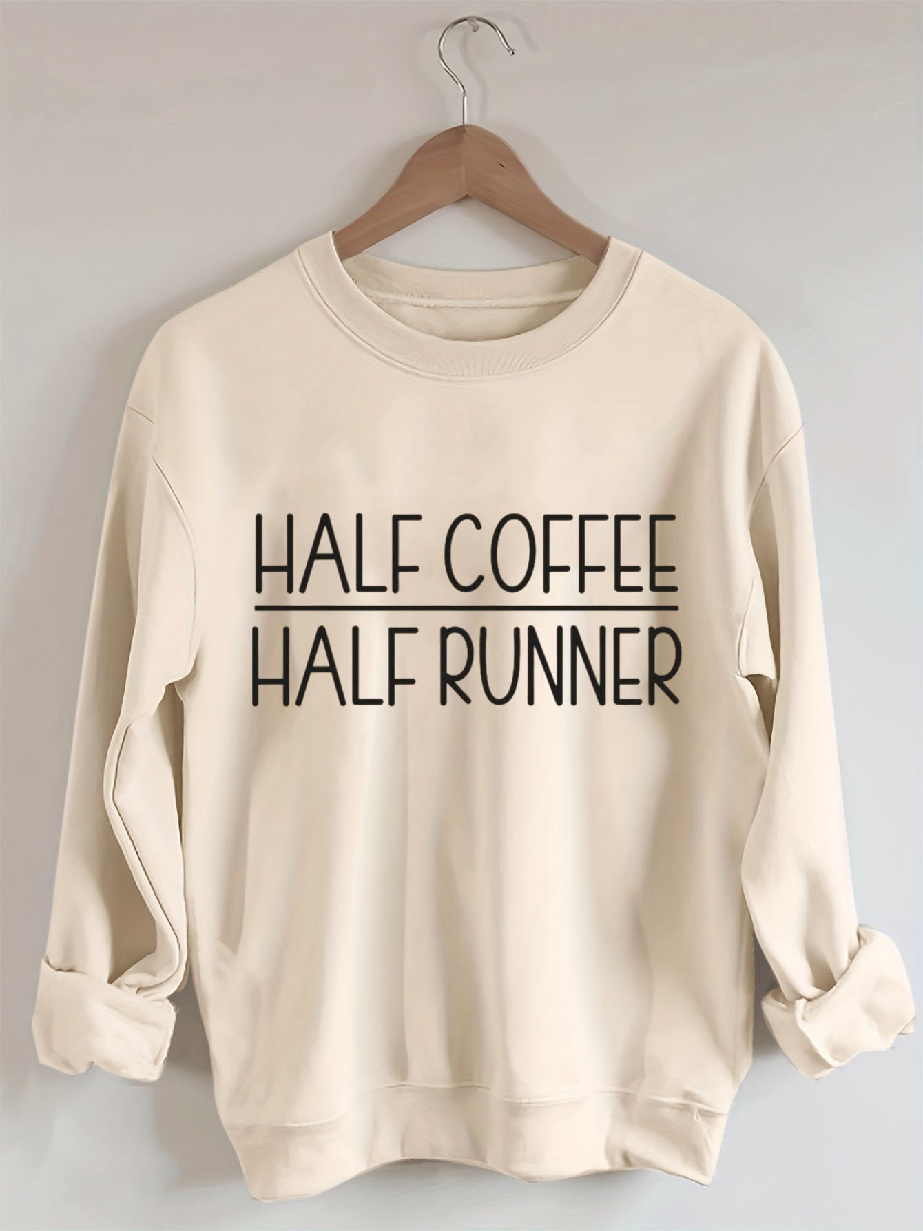 Half Coffee Half Runner Sweatshirt