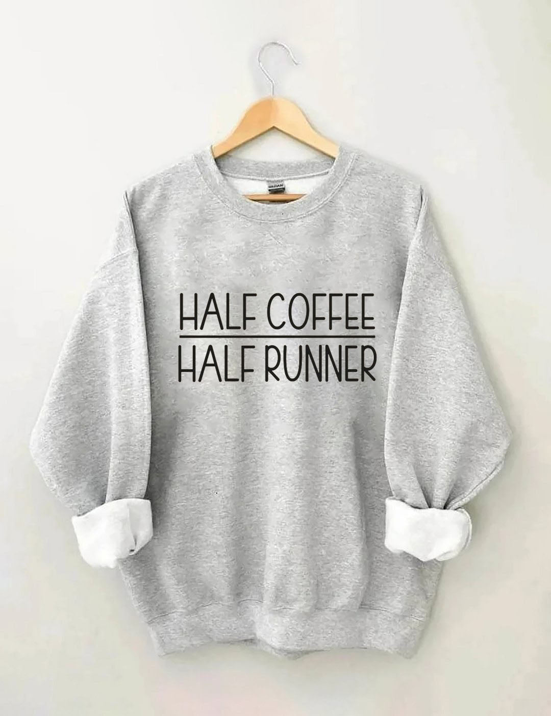 Half Coffee Half Runner Sweatshirt