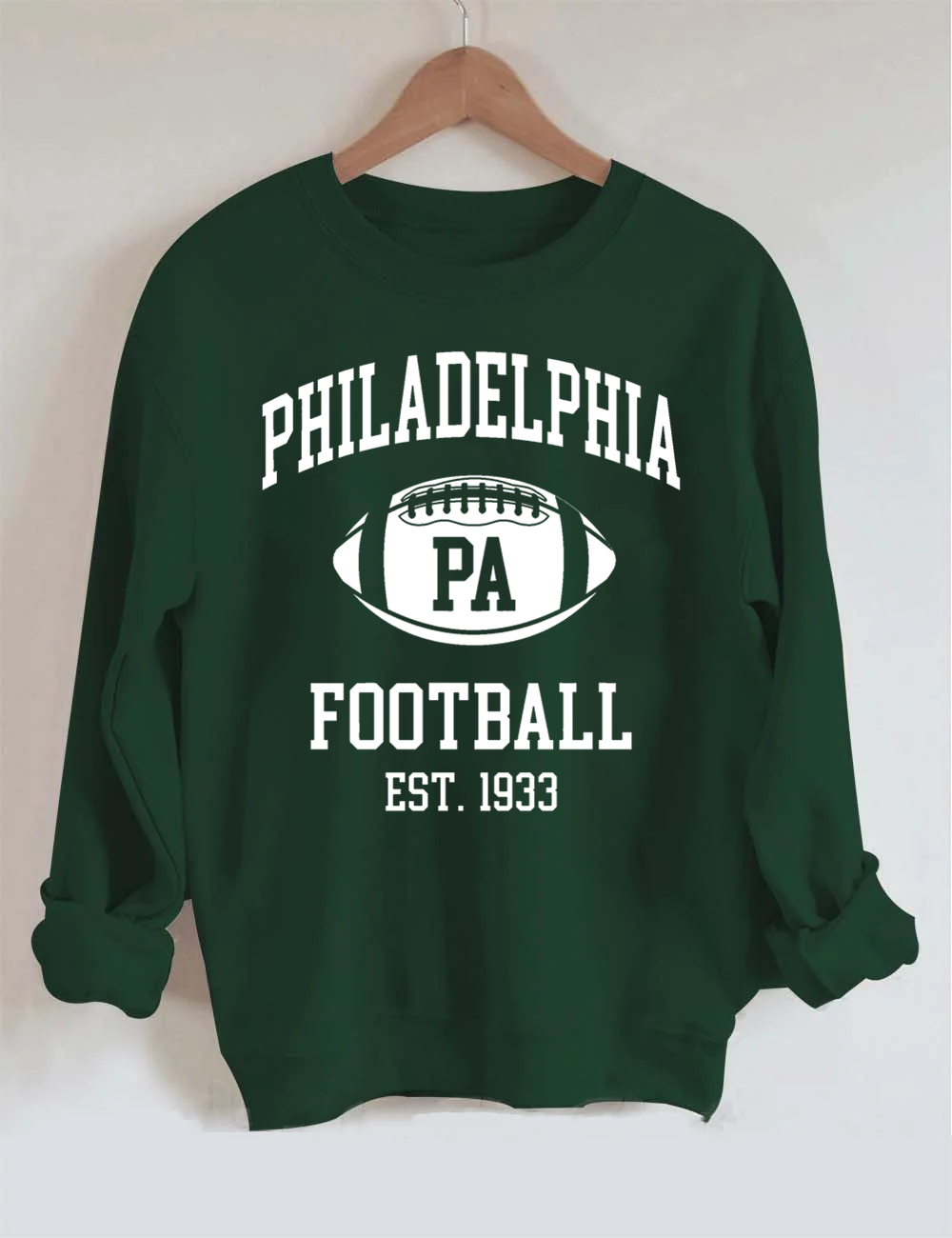 Retro Philadelphia Eagles Football Sweatshirt