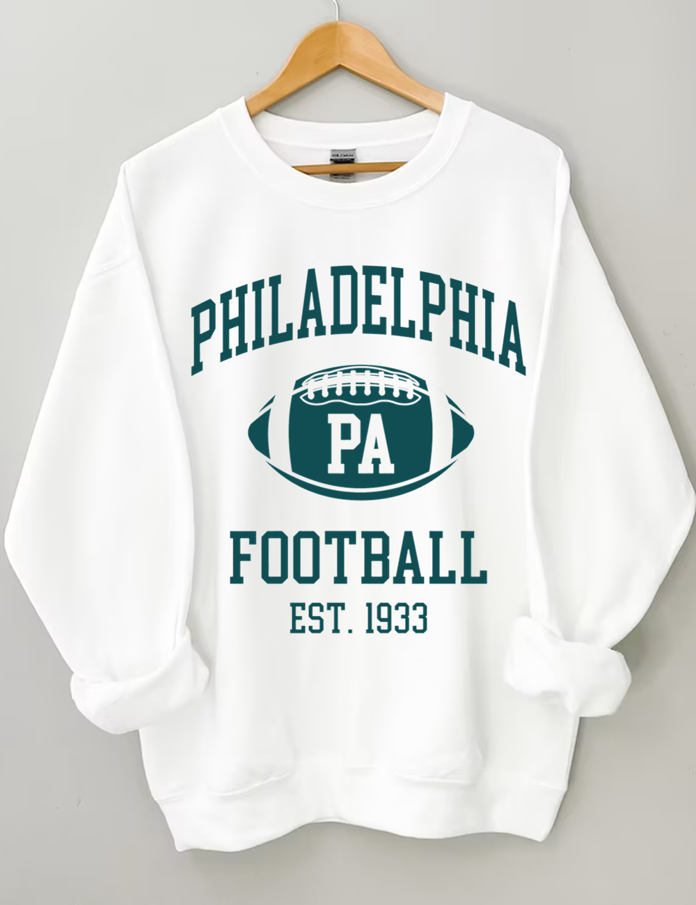 Retro Philadelphia Eagles Football Sweatshirt