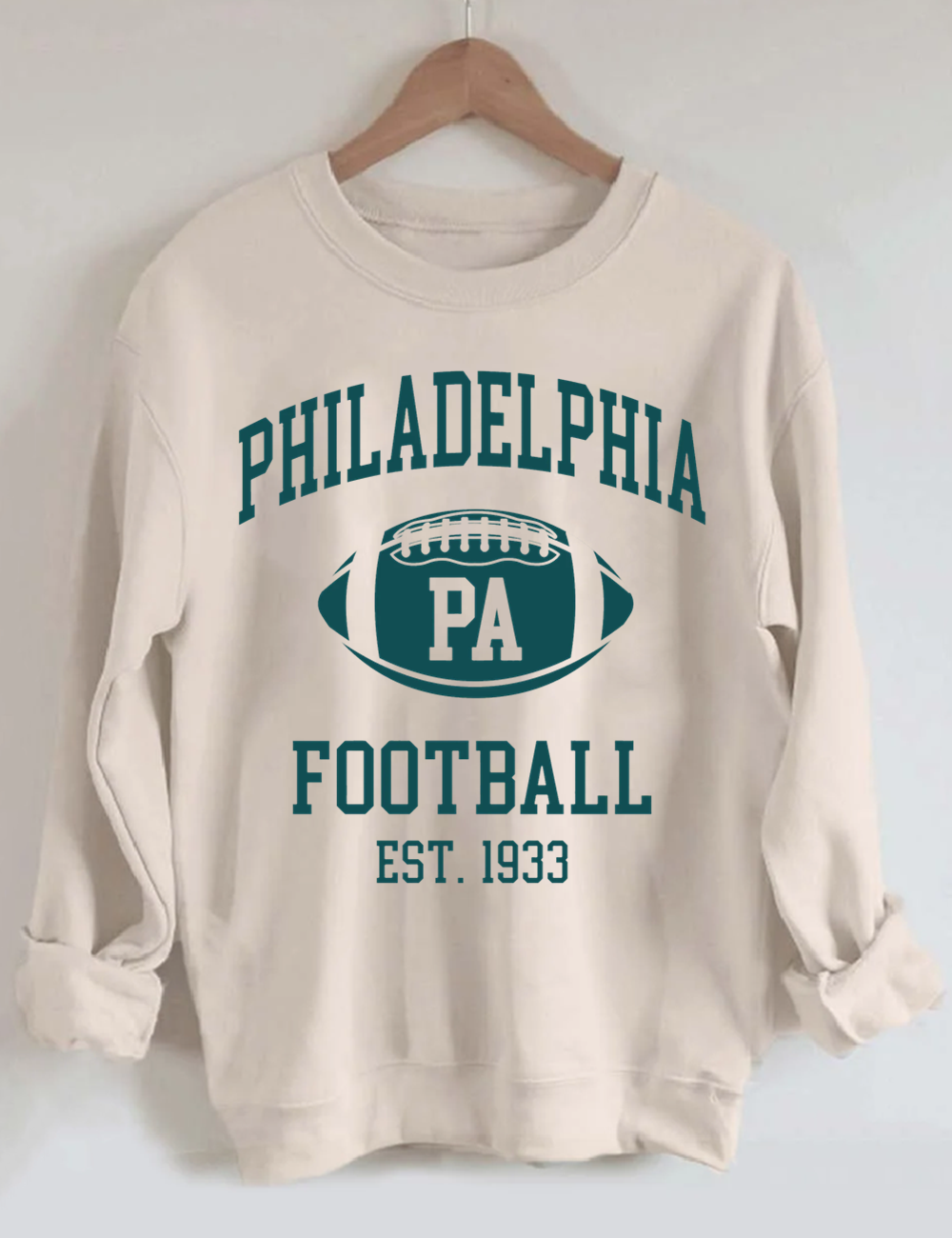 Retro Philadelphia Eagles Football Sweatshirt