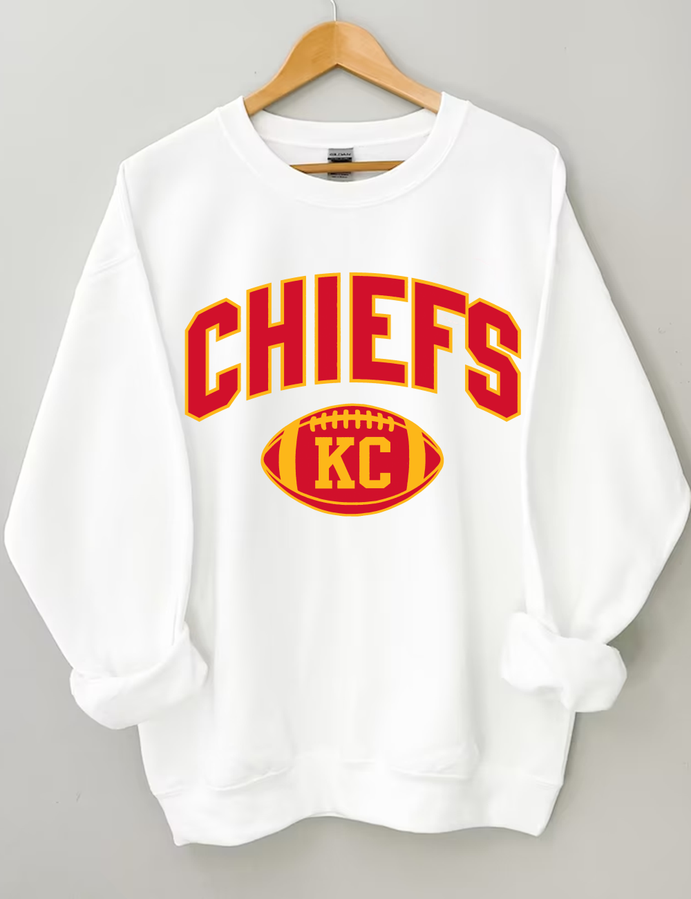 Retro Chiefs Football Sweatshirt