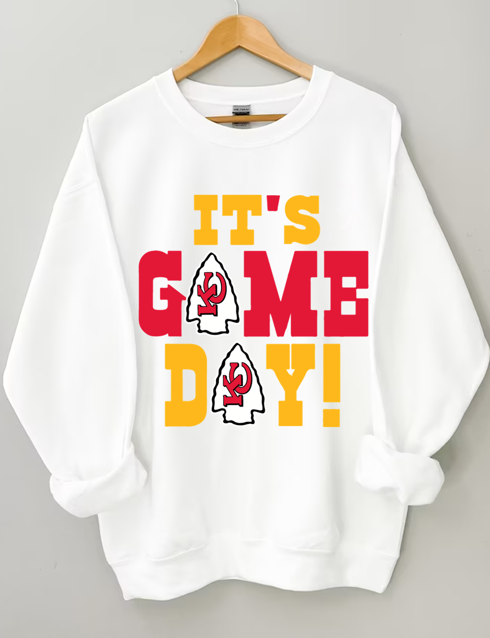 It's Game Day Chiefs Football Sweatshirt