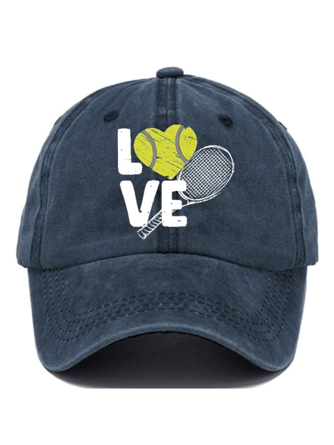 Women's Apres Tennis Print Baseball Cap