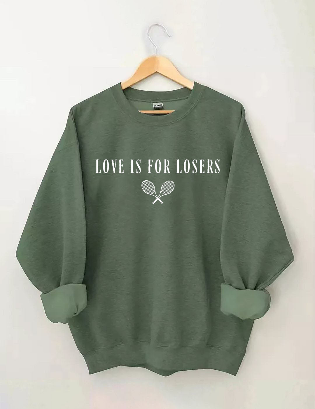 Love Is For Losers Tennis Sweatshirt