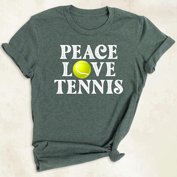 Peace Love Tennis T-Shirt