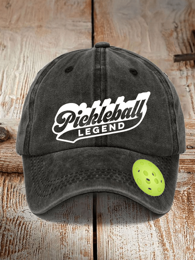 Tennis Pickleball Legend Unisex Cap