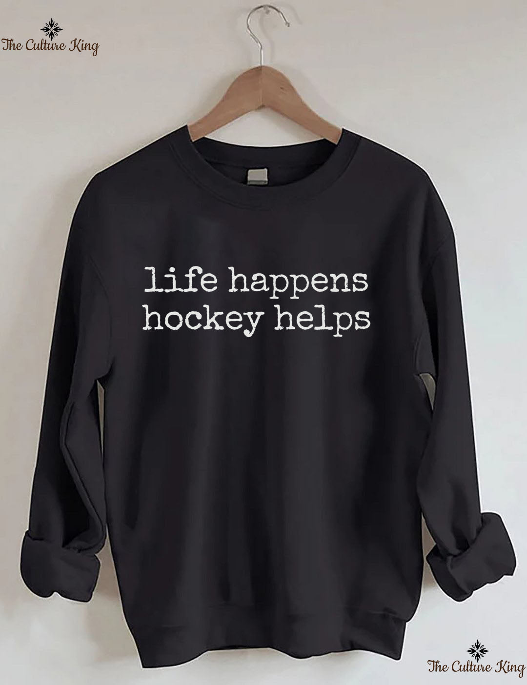 Life Happens Hockey Helps Sweatshirt