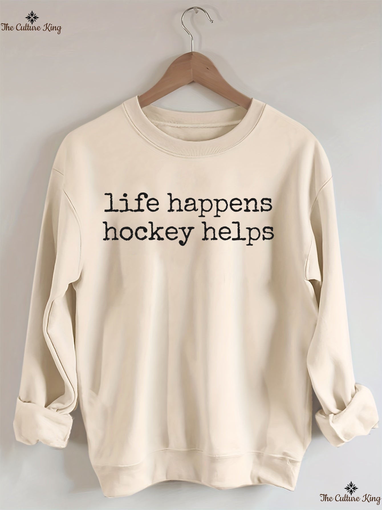 Life Happens Hockey Helps Sweatshirt