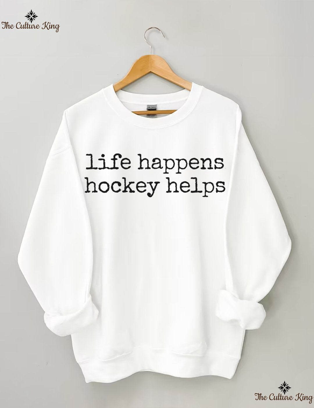 Life Happens Hockey Helps Sweatshirt