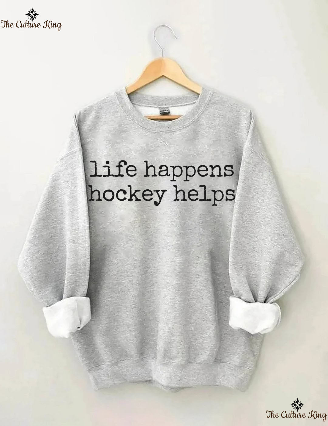 Life Happens Hockey Helps Sweatshirt