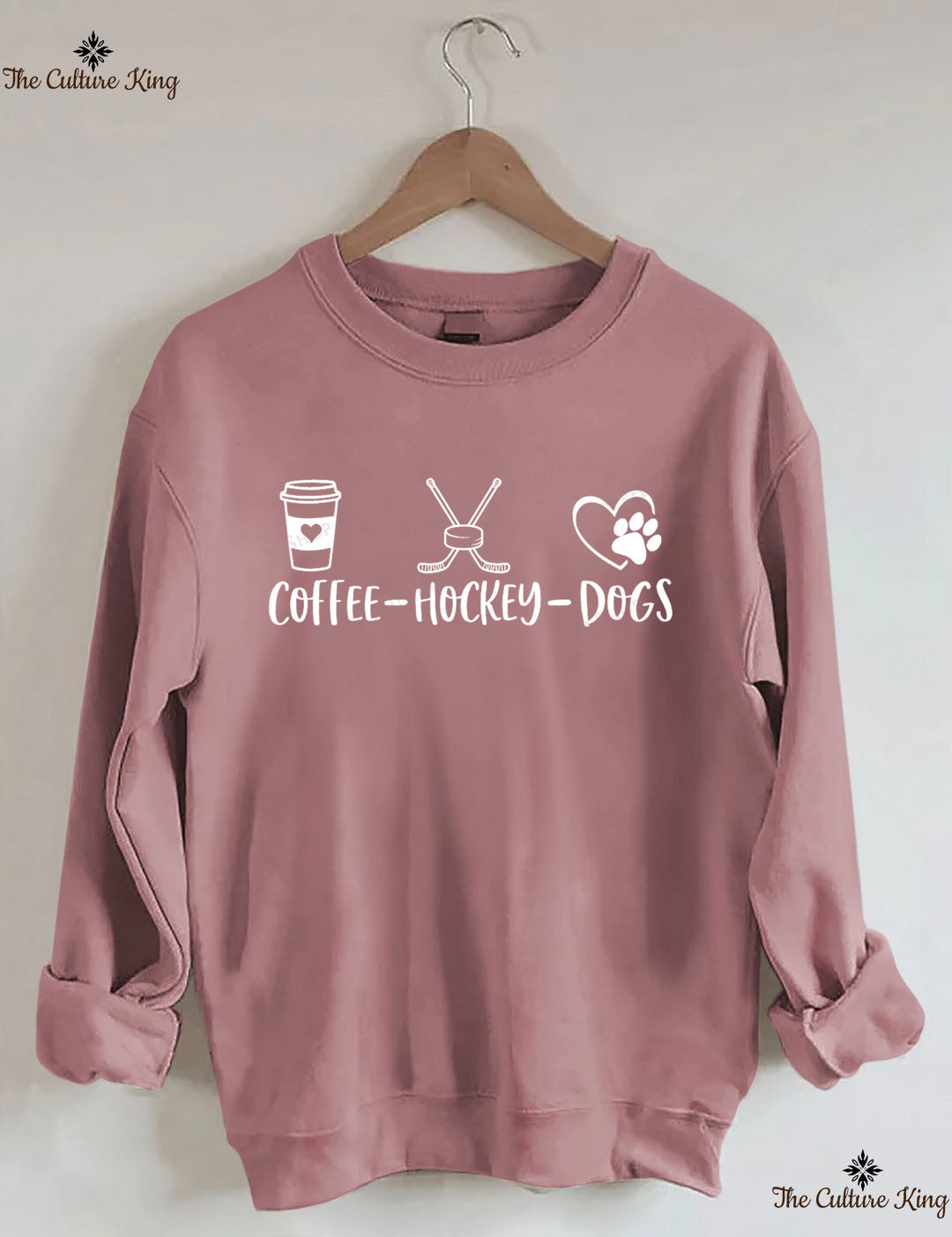 Coffee Hockey Dogs Sweatshirt
