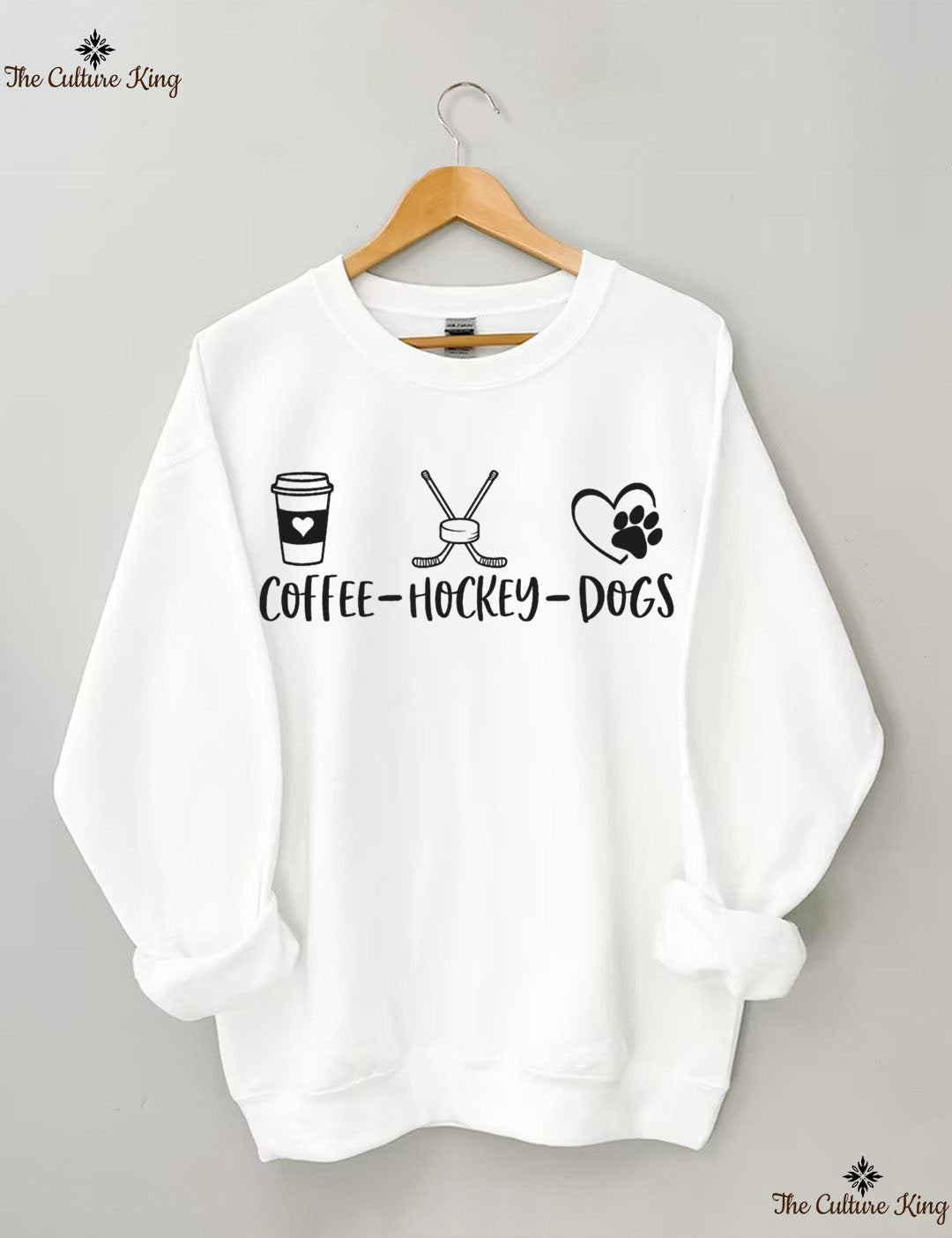Coffee Hockey Dogs Sweatshirt