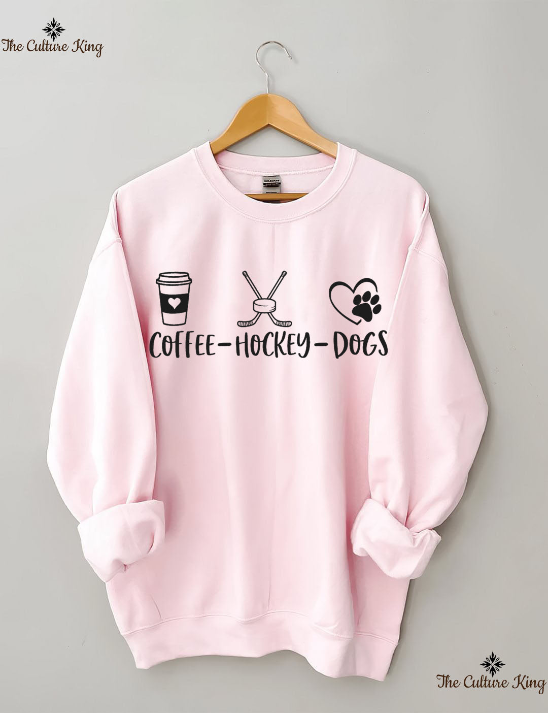 Coffee Hockey Dogs Sweatshirt