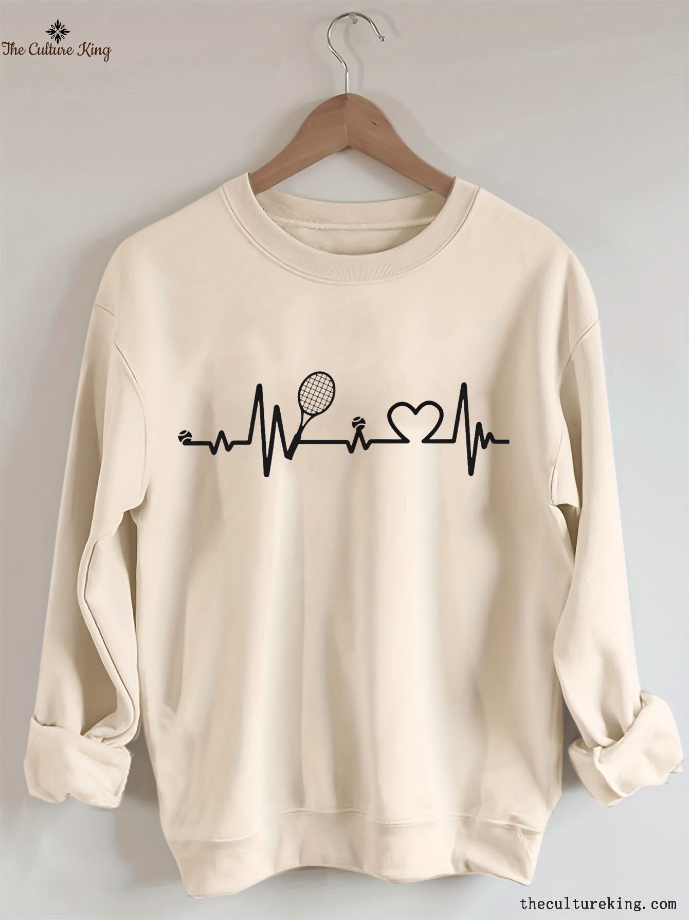 Tennis Heartbeat Sweatshirt