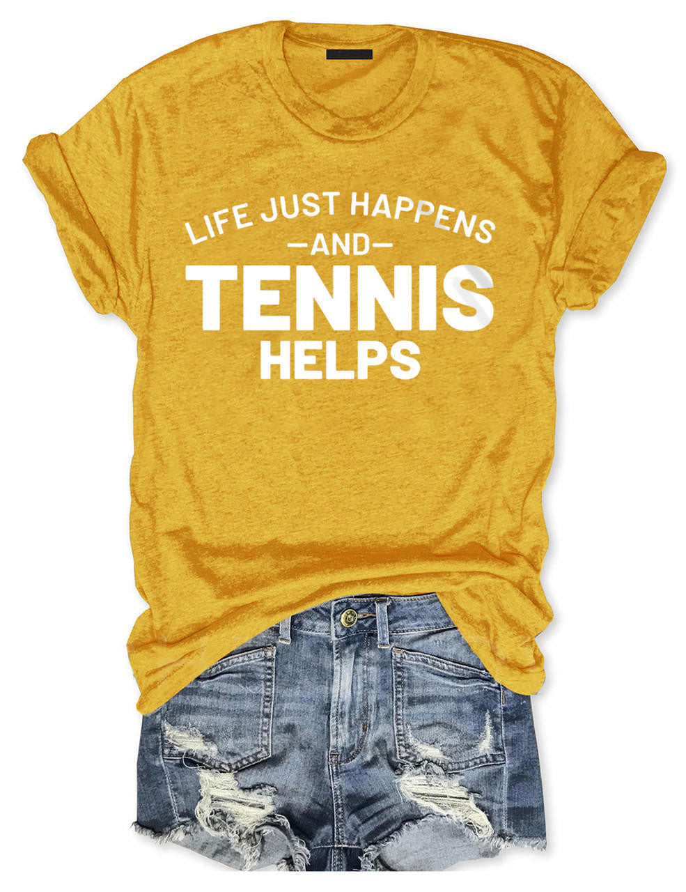 Life Just Happens And Tennis Helps T-Shirt