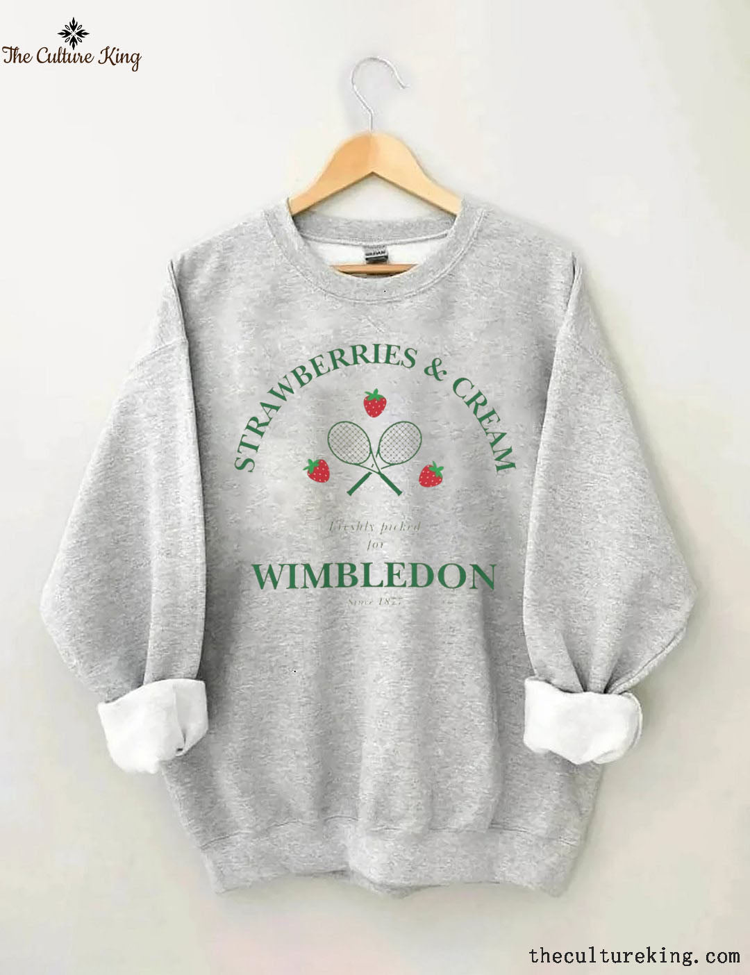 WIMBLEDON Strawberries & Cream Tennis Sweatshirt