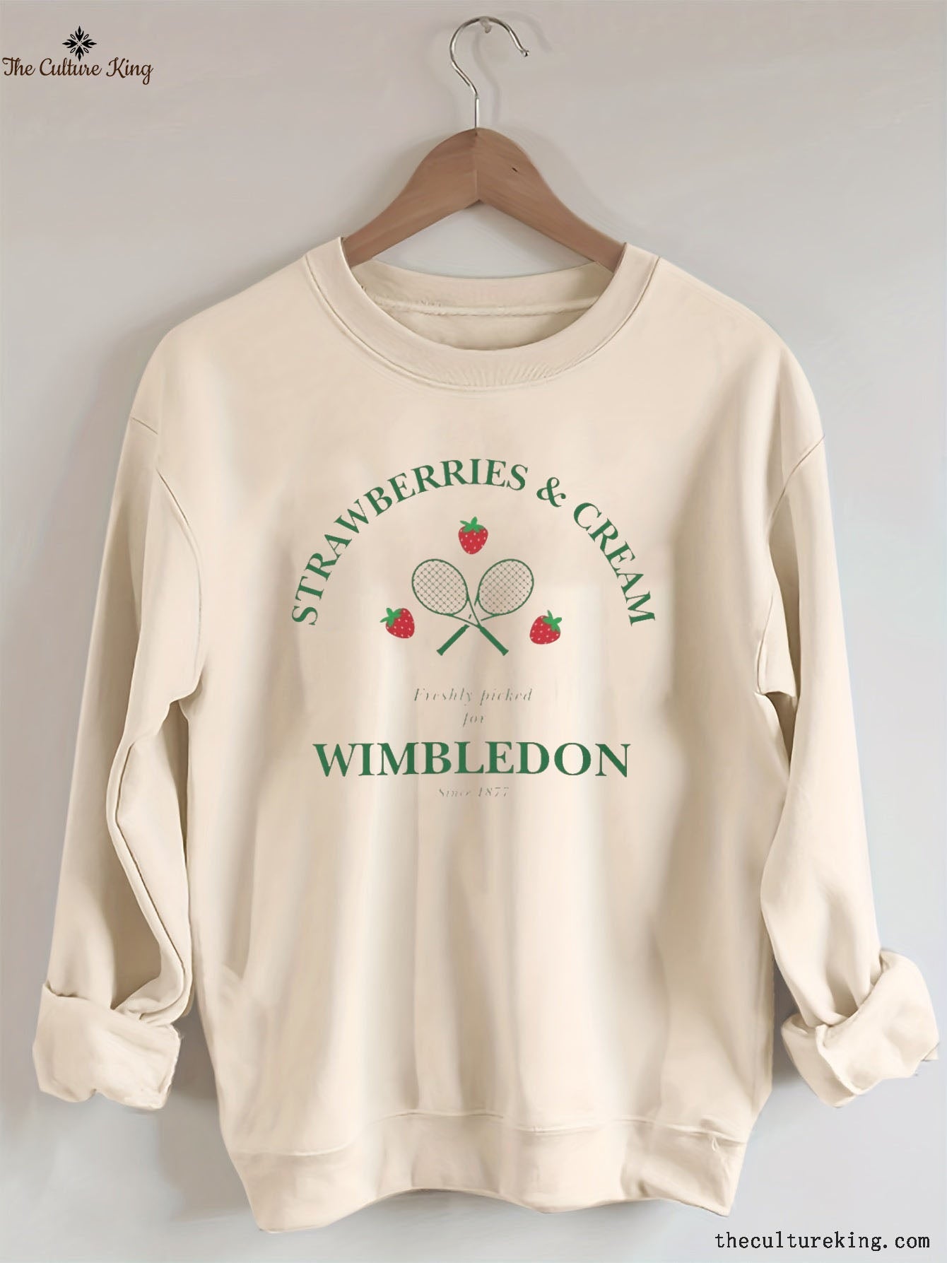 WIMBLEDON Strawberries & Cream Tennis Sweatshirt