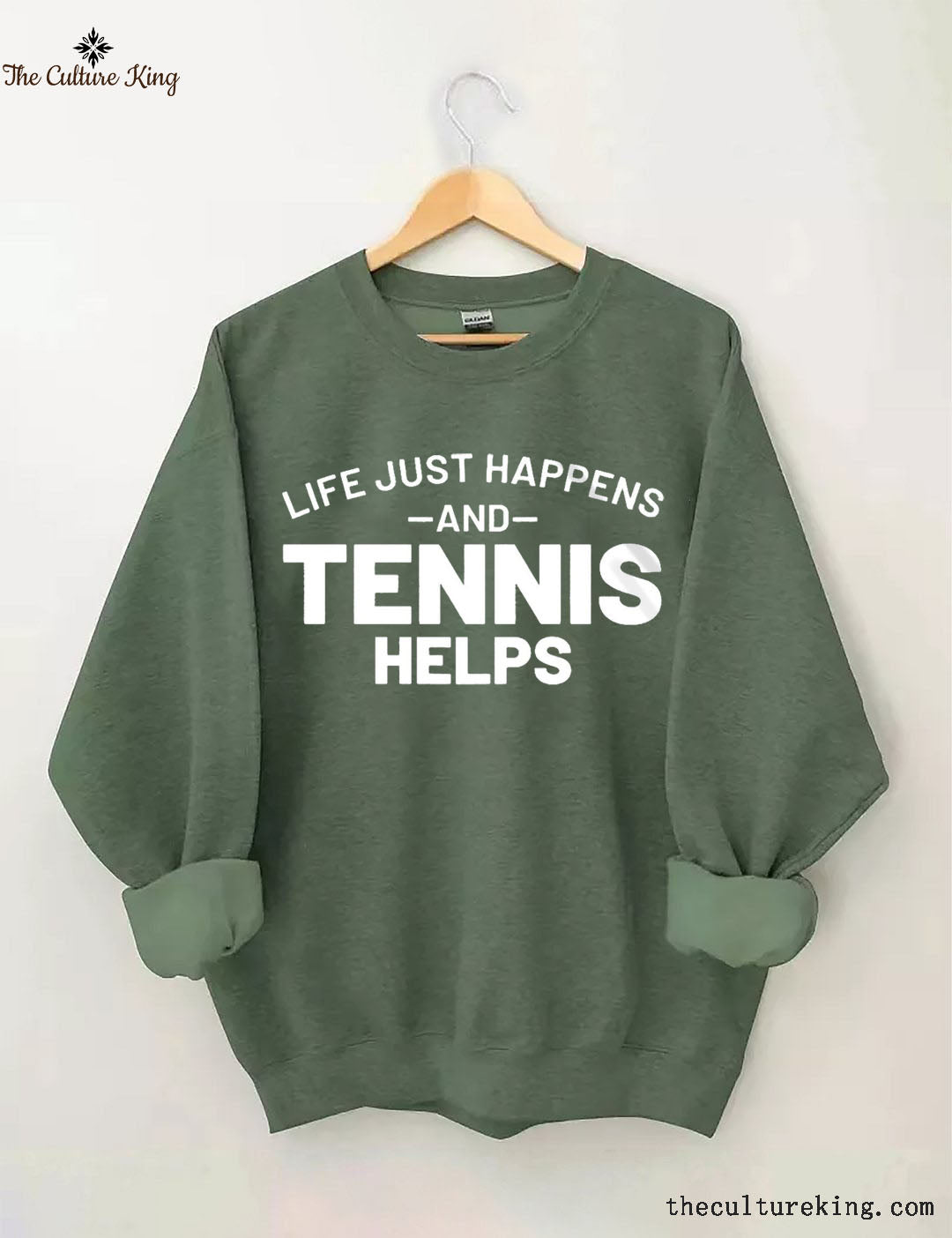 Life Just Happens And Tennis Helps Sweatshirt