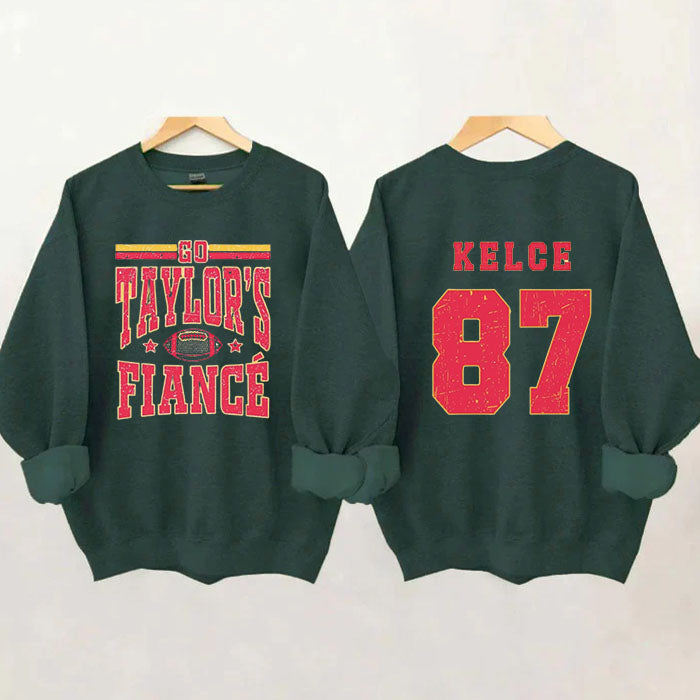 Go Taylor's Boyfriend  Football Sweatshirt,Taylor and Travis,Chiefs Karma