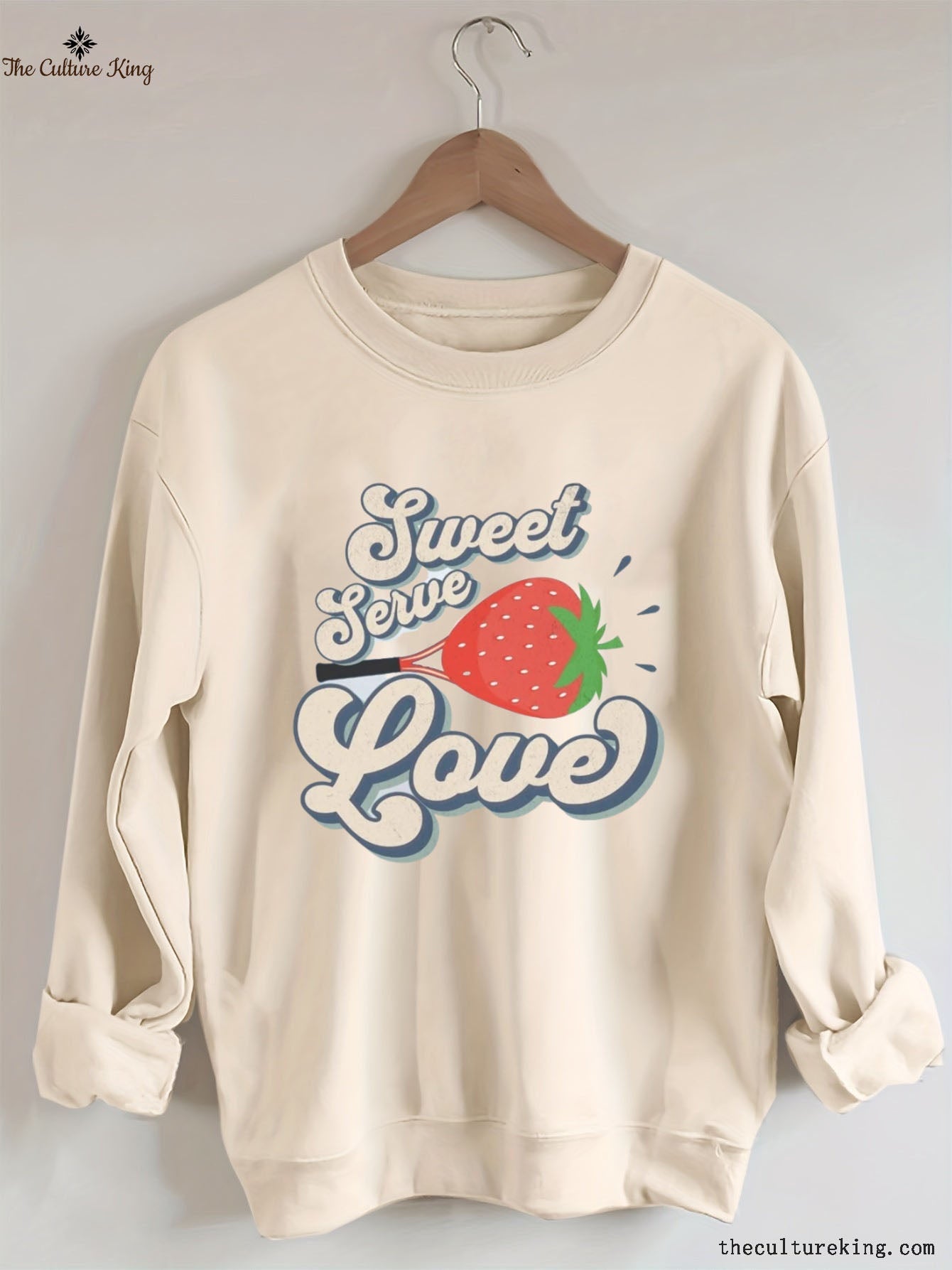 Sweet Serve Love Tennis Sweatshirt