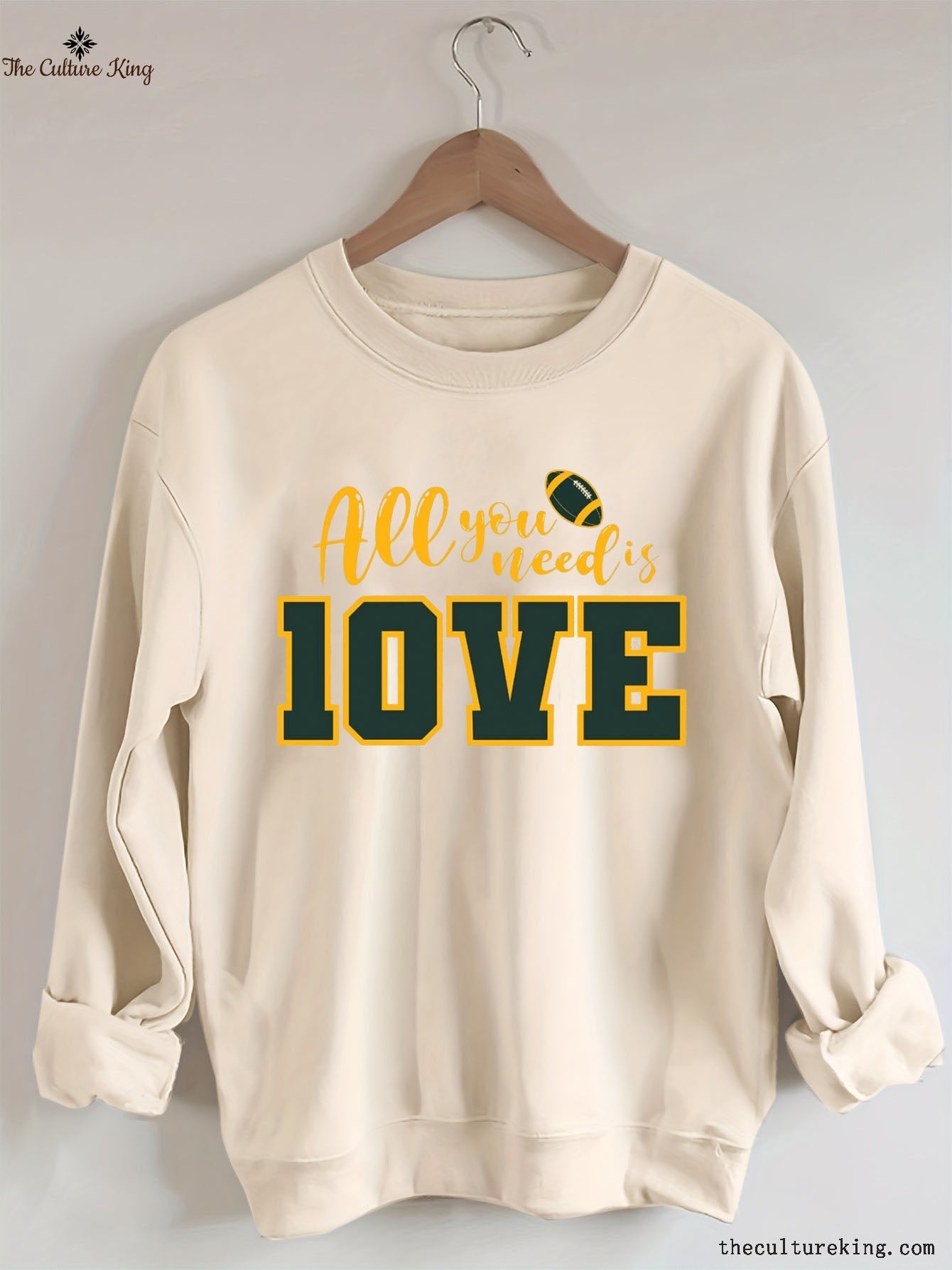 All You Need is Love Football Sweatshirt