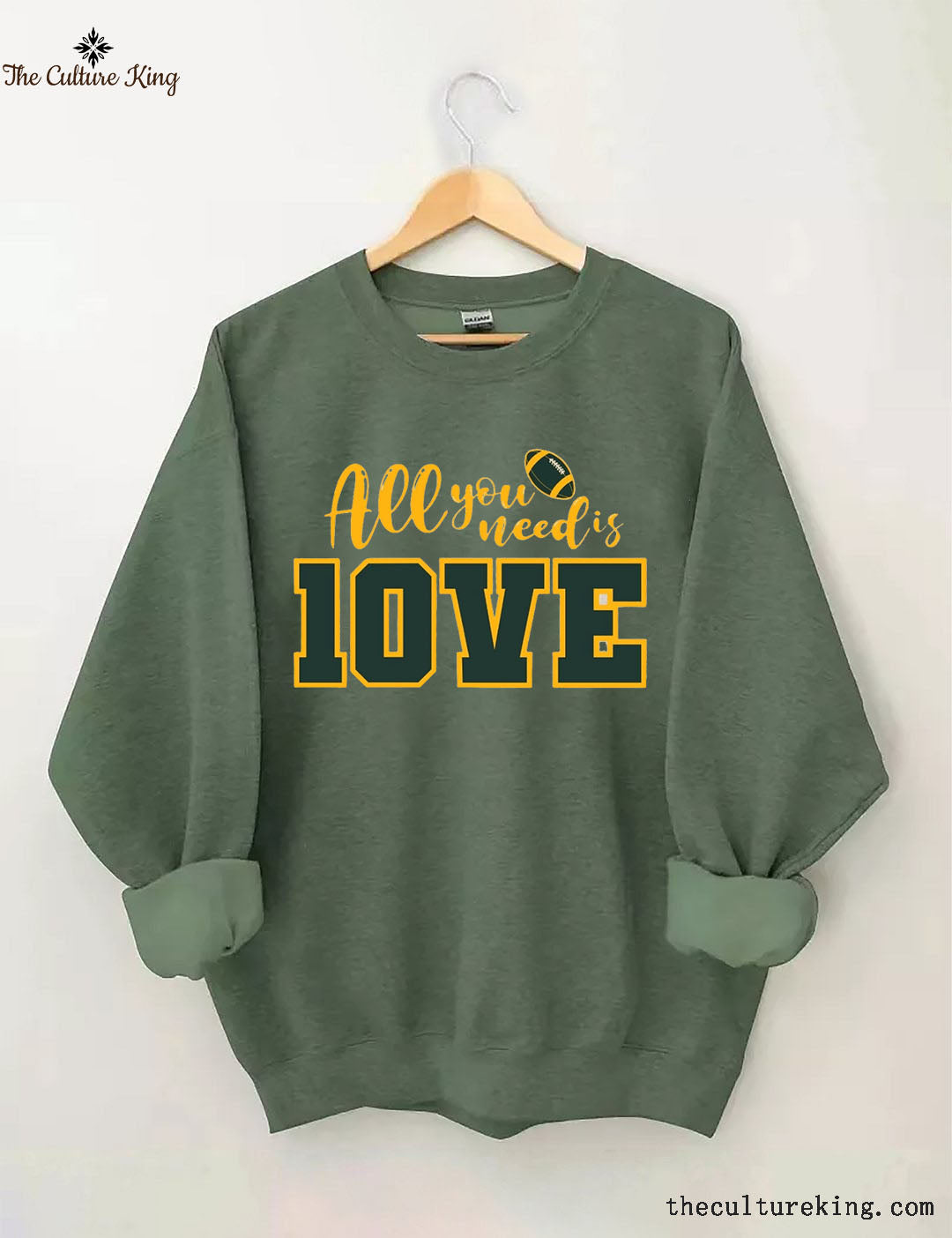 All You Need is Love Football Sweatshirt