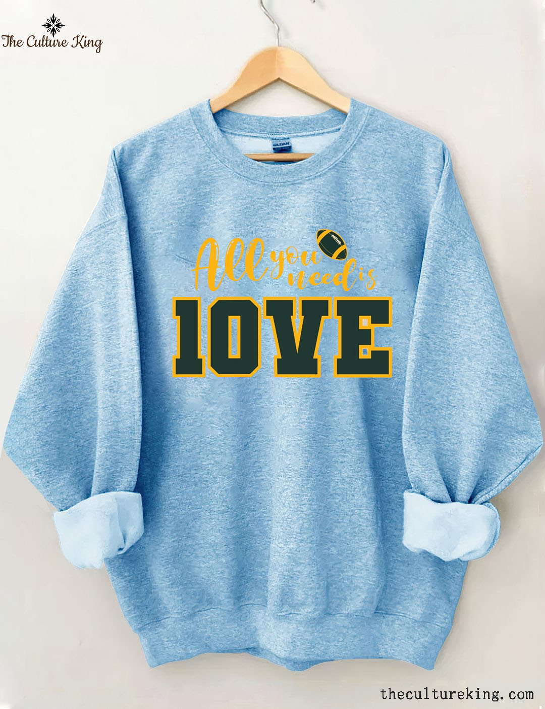 All You Need is Love Football Sweatshirt