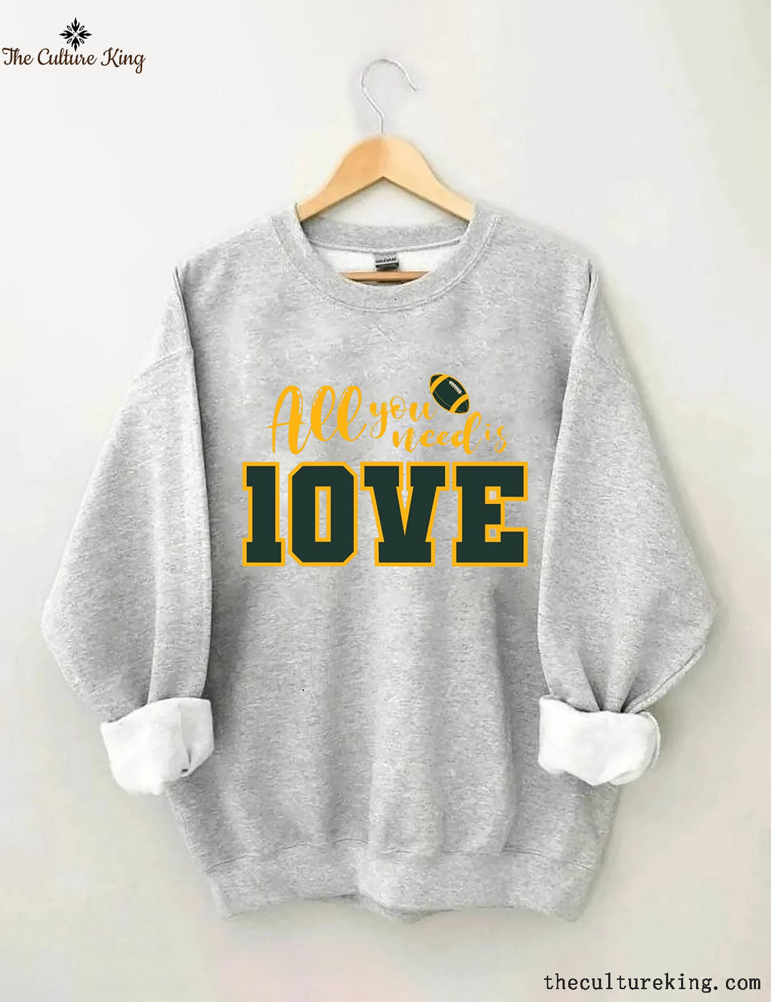 All You Need is Love Football Sweatshirt