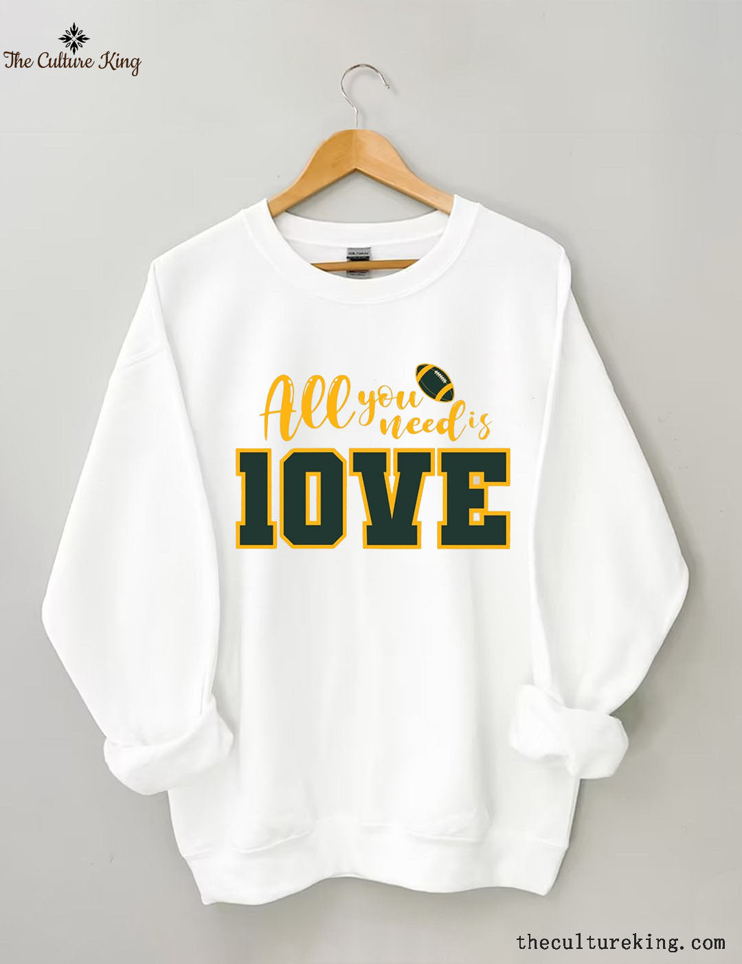 All You Need is Love Football Sweatshirt