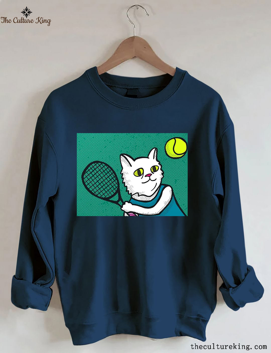 Tennis Cat Sweatshirt