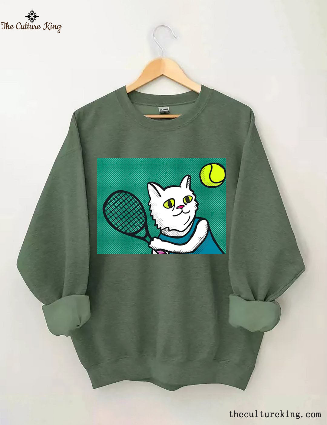 Tennis Cat Sweatshirt