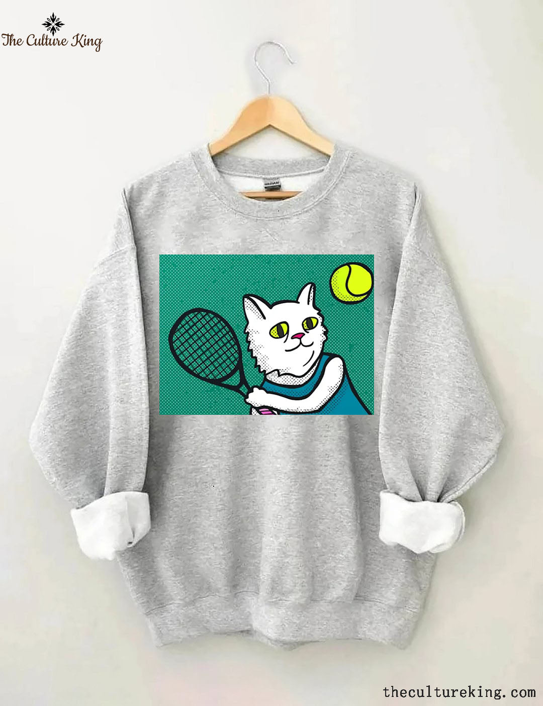 Tennis Cat Sweatshirt