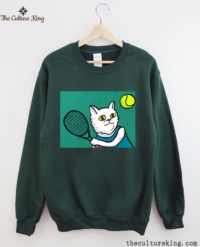 Tennis Cat Sweatshirt