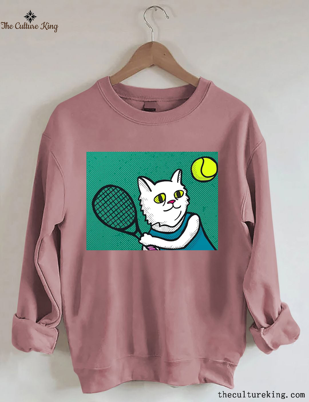 Tennis Cat Sweatshirt