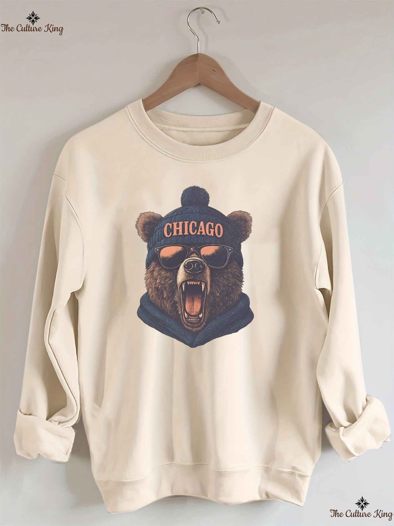 Retro Chicago Mascot Game Day Football Sweatshirt