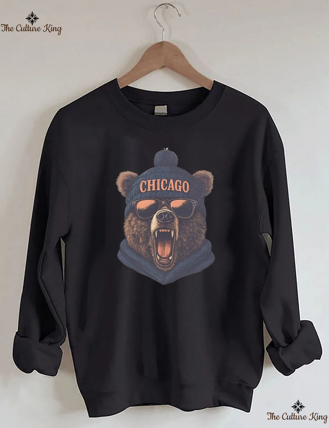 Retro Chicago Mascot Game Day Football Sweatshirt