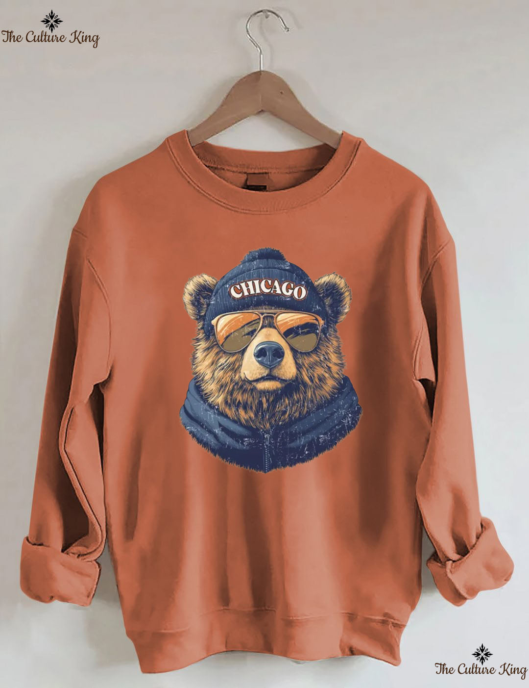 Retro Chicago Mascot Game Day Football Sweatshirt