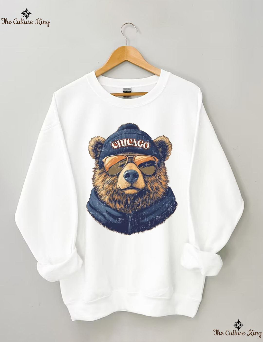 Retro Chicago Mascot Game Day Football Sweatshirt