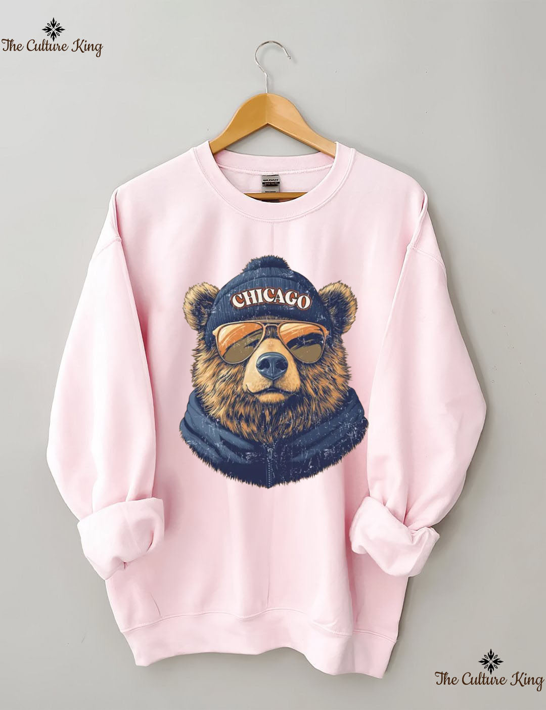 Retro Chicago Mascot Game Day Football Sweatshirt