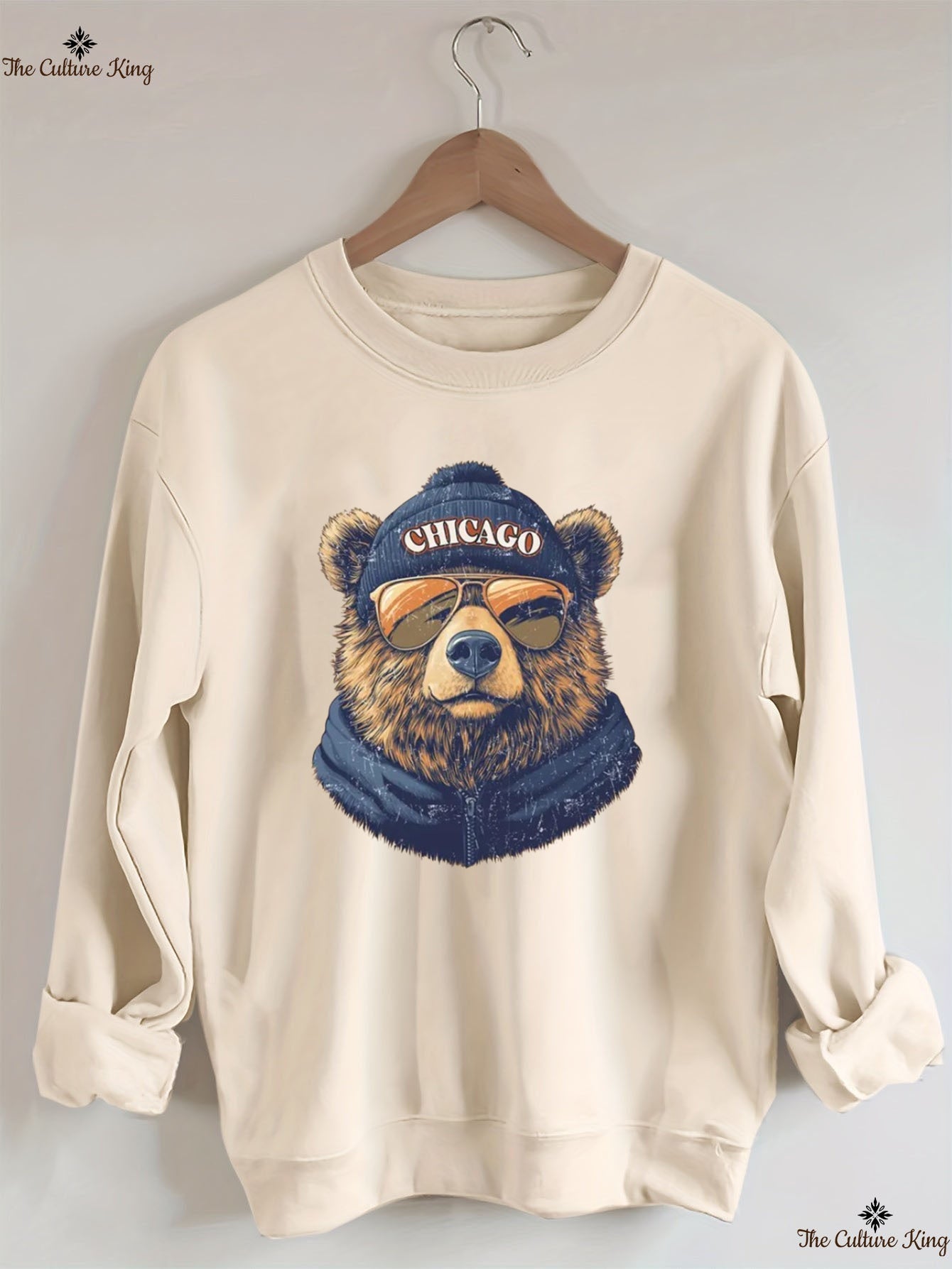 Retro Chicago Mascot Game Day Football Sweatshirt