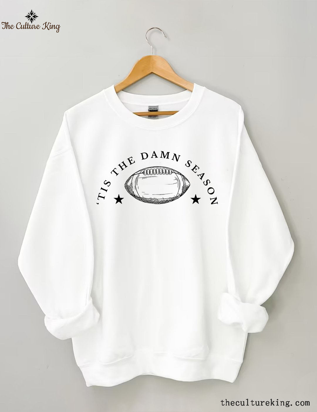 Tis The Damn Season Football Sweatshirt