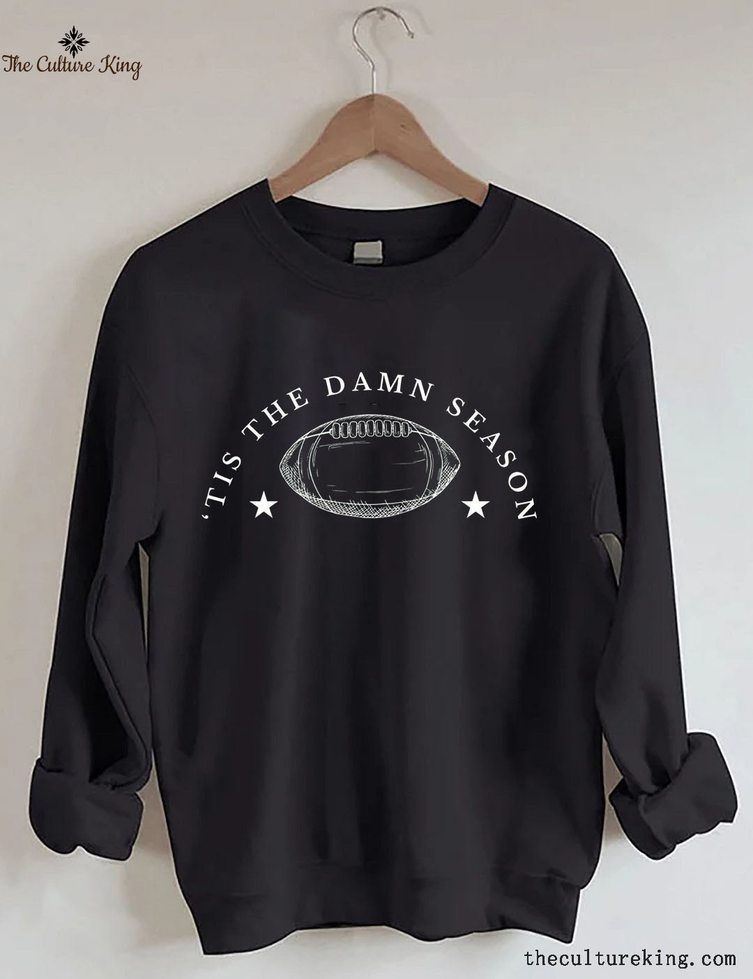 Tis The Damn Season Football Sweatshirt