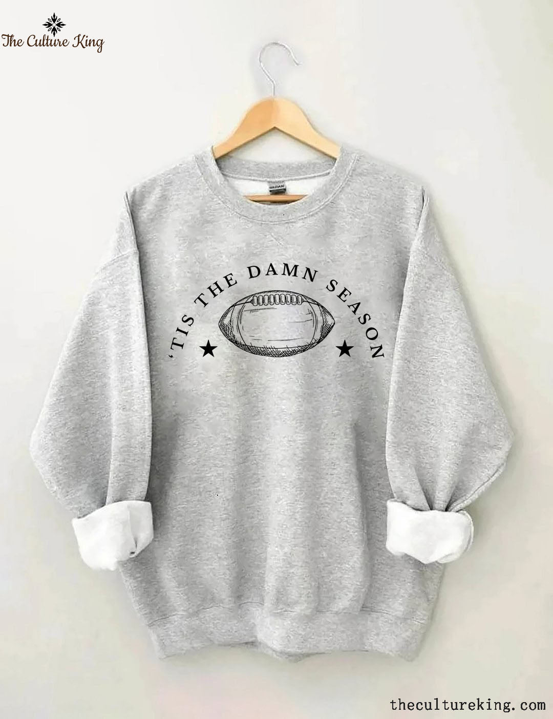 Tis The Damn Season Football Sweatshirt