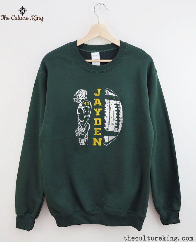 Personalized Football Sweatshirt