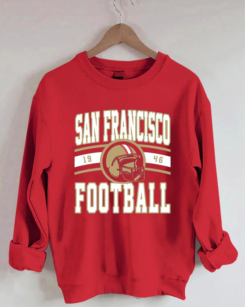 San Francisco Football Crewneck Sweatshirt