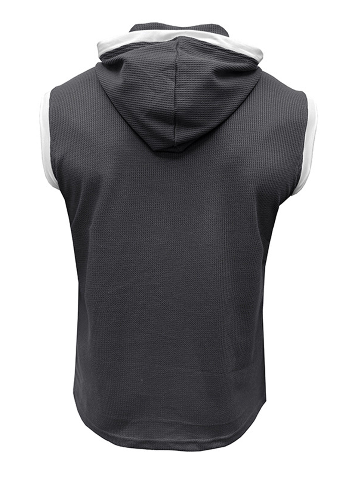 Men's Basic Casual Hooded Sleeveless T-Shirt Vest